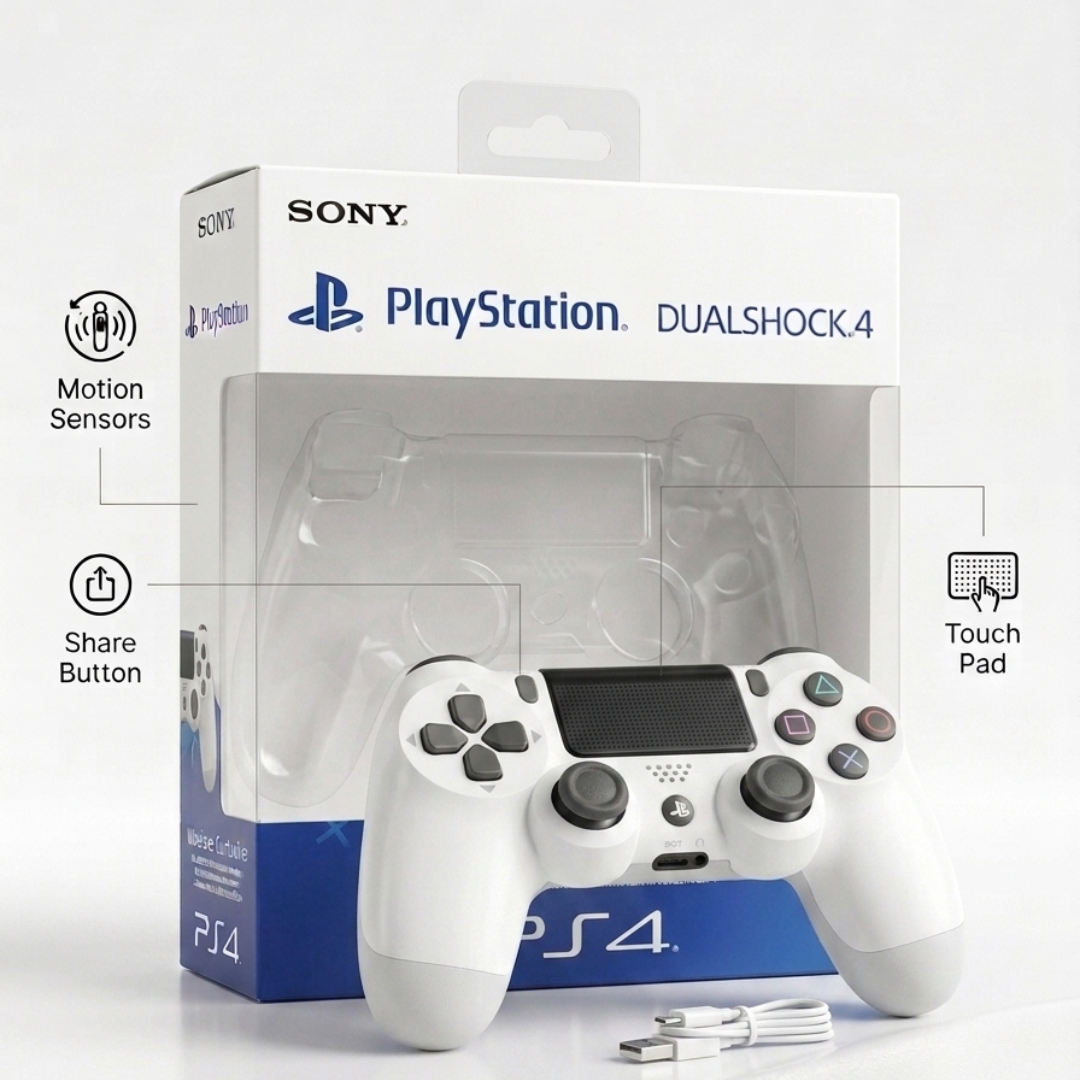 PS4 JOYSTICK WHITE