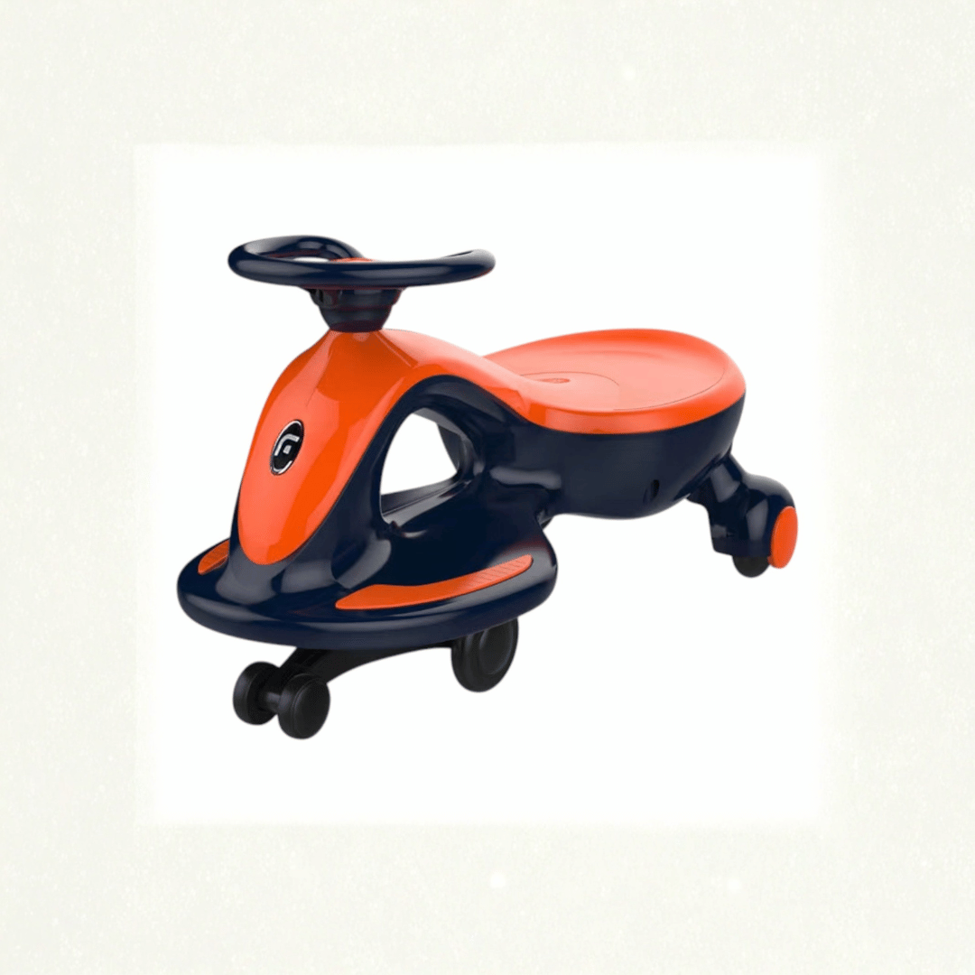 RIDE ON ELECTRIC SWING CAR ORANGE+BLUE