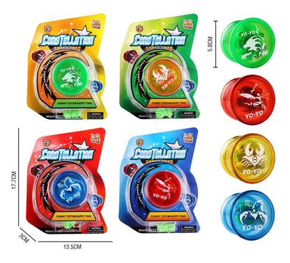 SAM TOYS YOYO WITH DOUBLE FLASHING LIGHT 5.8CM
