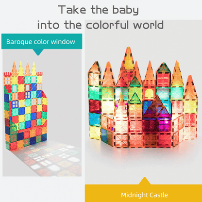 78PCS Magnetic Building Tiles