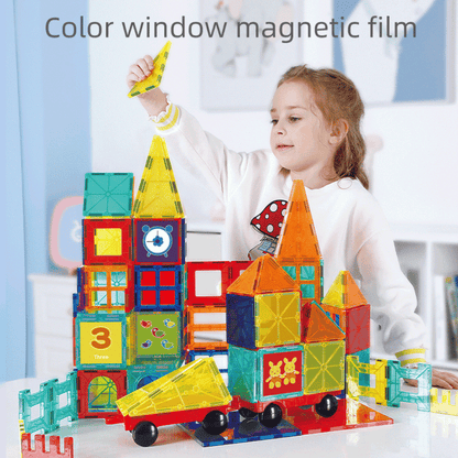 78PCS Magnetic Building Tiles