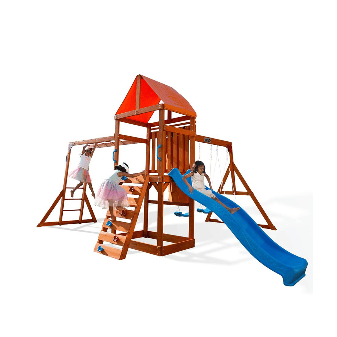 DYNAMIC SPORTS OLYMPIA WOODEN  SWINGSET