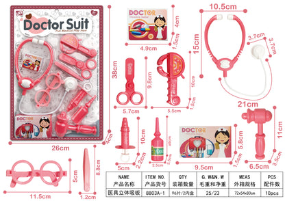 SAM TOYS DOCTOR SET-10 ACCESSORIES