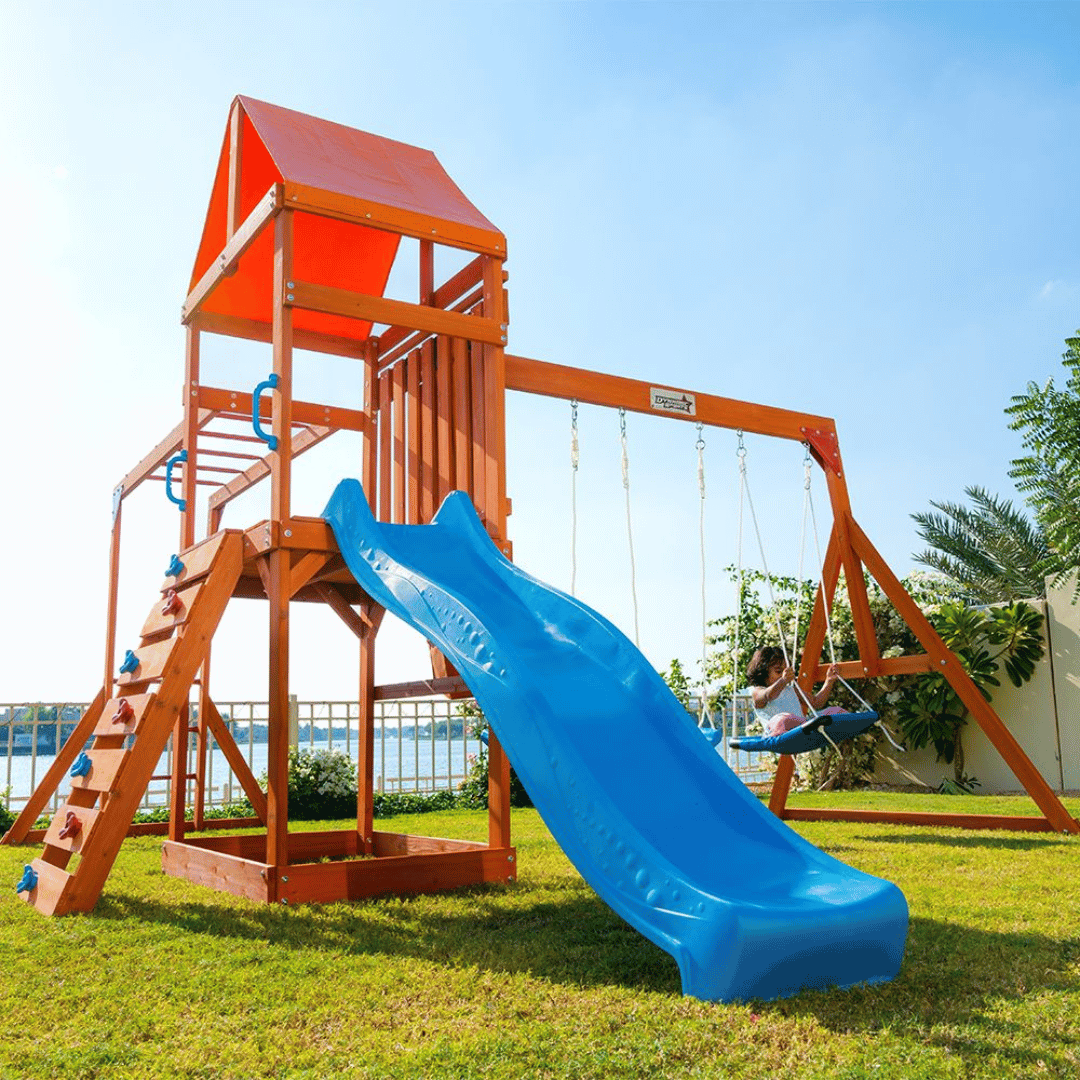DYNAMIC SPORTS OLYMPIA WOODEN  SWINGSET