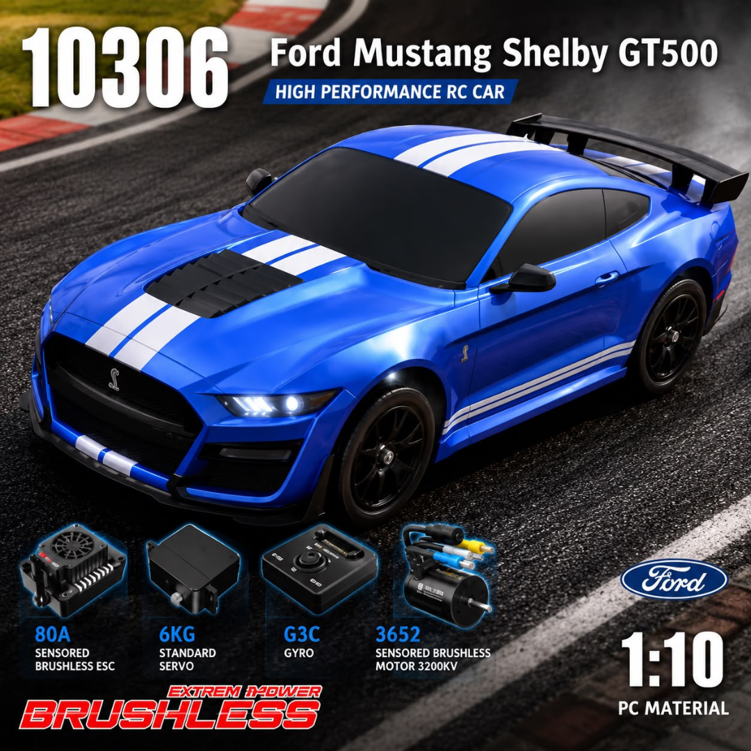 MJX Hyper GO (10306) 1/10 Ford Mustang Shelby GT500 RTR