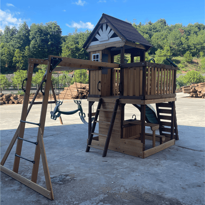 DYNAMIC SPORTS ARABIAN IBEX WOODEN SWING SET