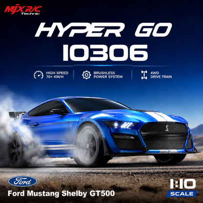 MJX Hyper GO (10306) 1/10 Ford Mustang Shelby GT500 RTR