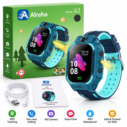 Smartbarry alreha kids watch K2 Black
