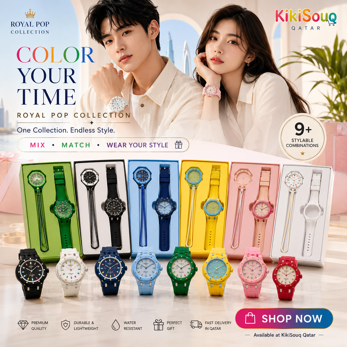 Royal Pop Watch Set