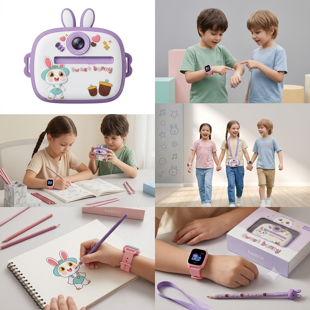 Kids Click-Clack Digital Camera purple