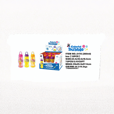 SAM TOYS BUBBLE SOLUTION 260ML 317A