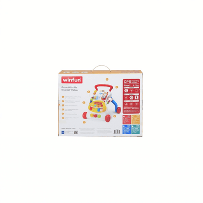 WINFUN GROW-WITH-ME MUSICAL WALKER