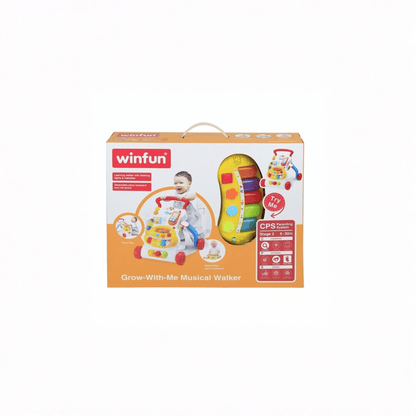 WINFUN GROW-WITH-ME MUSICAL WALKER