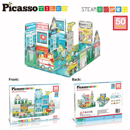 PICASSO MAGNETIC 3D METRO CITY 50PCS