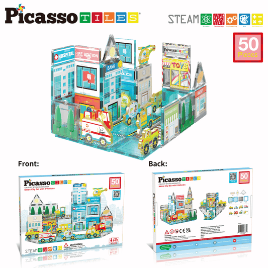 PICASSO MAGNETIC 3D METRO CITY 50PCS