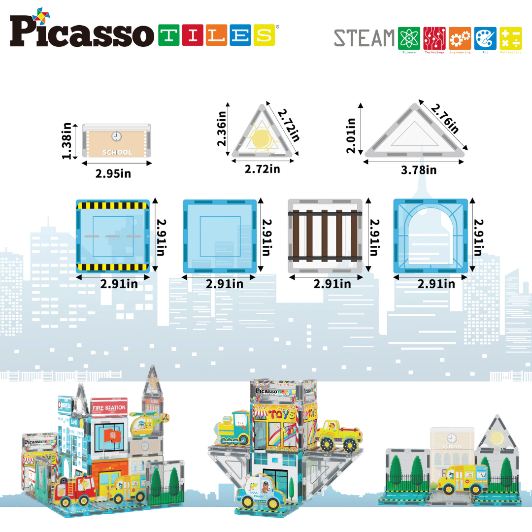PICASSO MAGNETIC 3D METRO CITY 50PCS