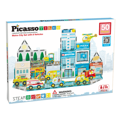 PICASSO MAGNETIC 3D METRO CITY 50PCS