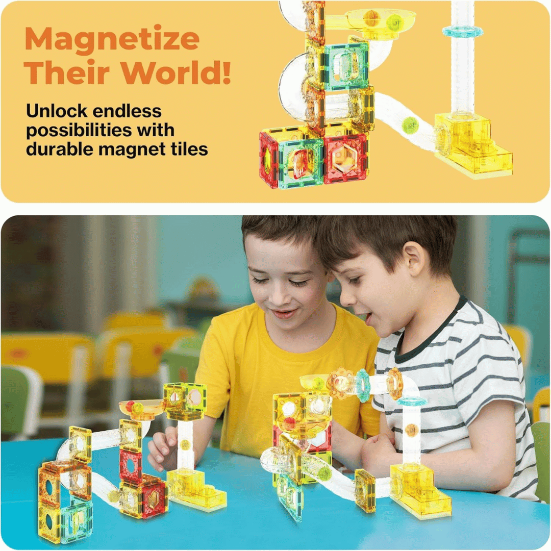 PICASSO MAGNETIC MARBLE RUN TRAVEL100PCS