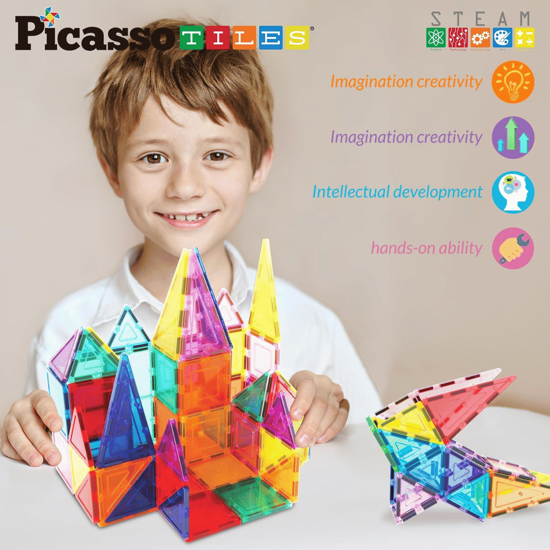 PICASSO MAGNETIC TILES 3D CLASSIC 24PCS