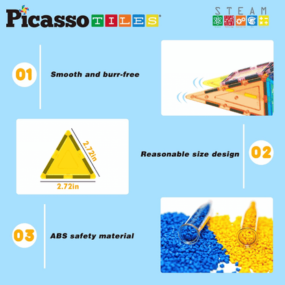 PICASSO MAGNETIC TILES 3D CLASSIC 24PCS