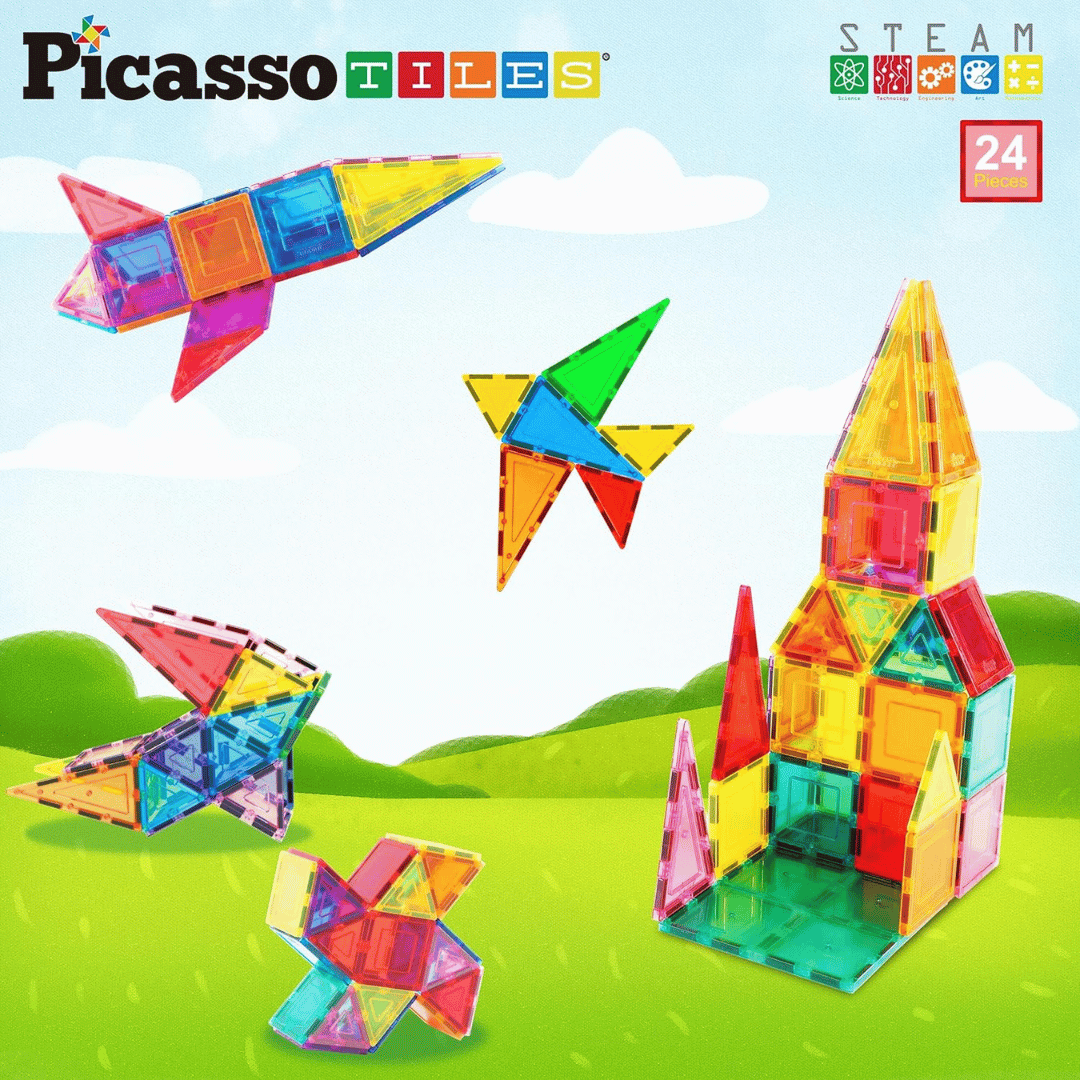 PICASSO MAGNETIC TILES 3D CLASSIC 24PCS