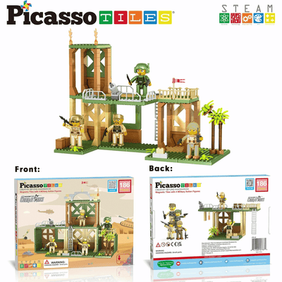 PICASSO MAGNETIC TILES C.FORCE 186PCS