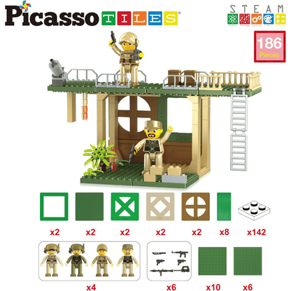 PICASSO MAGNETIC TILES C.FORCE 186PCS