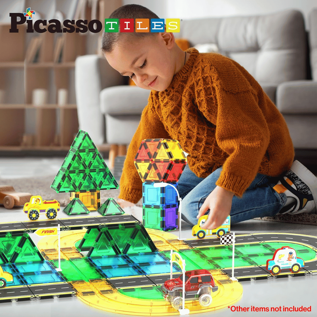 PICASSO MAGNETIC TILES HIGHWAY SET 16PCS