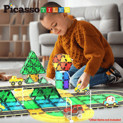 PICASSO MAGNETIC TILES HIGHWAY SET 16PCS