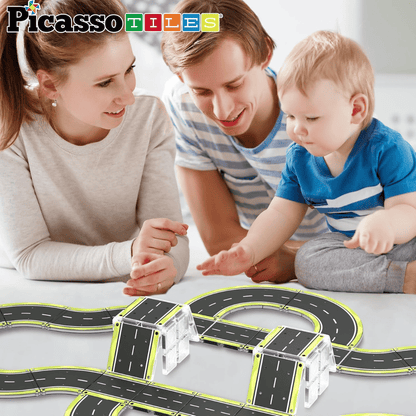 PICASSO MAGNETIC TILES HIGHWAY SET 16PCS