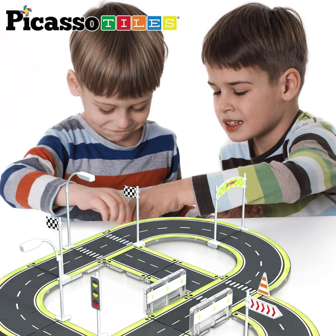 PICASSO MAGNETIC TILES HIGHWAY SET 28PCS