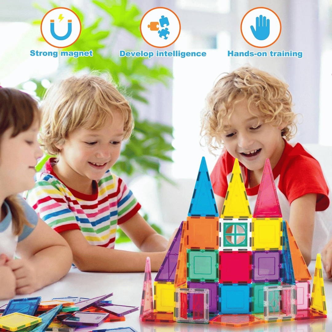 PICASSO MAGNETIC TILES ROCKET SHIP 36PCS