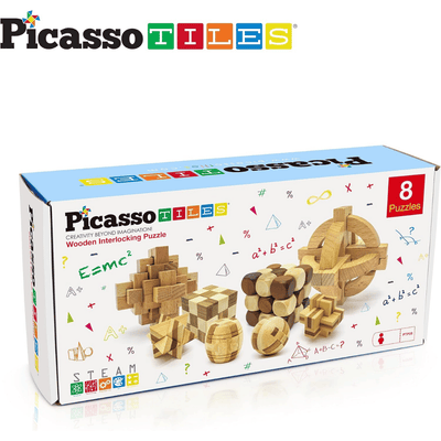 PICASSO MAGNETIC WOOD PUZZLE 8PCS