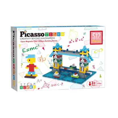 PICASSO MAGNETIC TILES B.BRICKS 512PCS