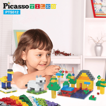 PICASSO MAGNETIC TILES B.BRICKS 512PCS