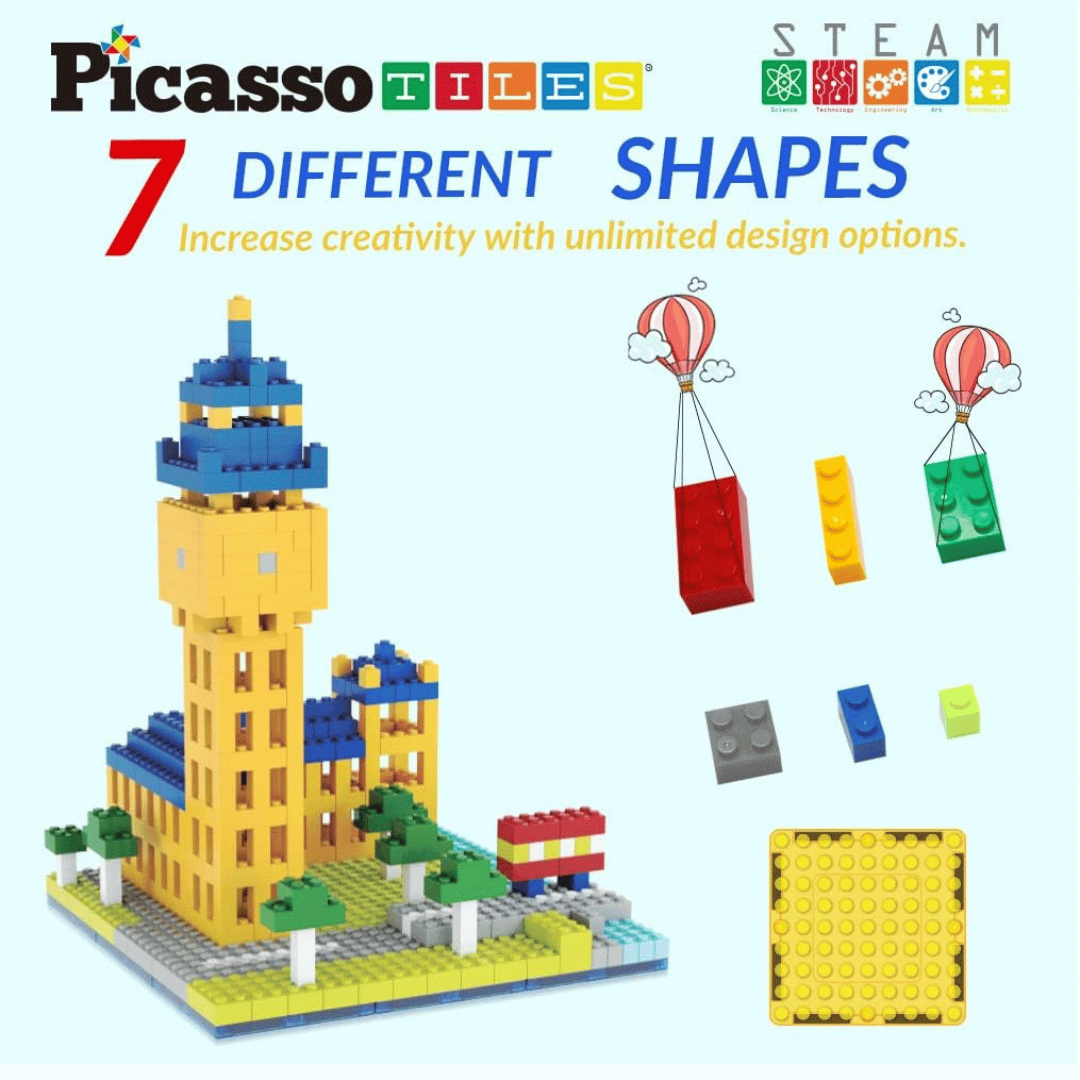 PICASSO MAGNETIC TILES B.BRICKS 512PCS