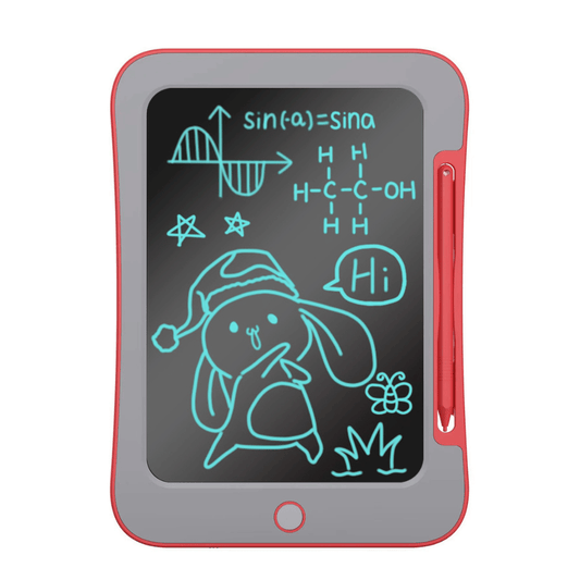 Red Gray cap 10.5 inch LCD monochrome sketchpad