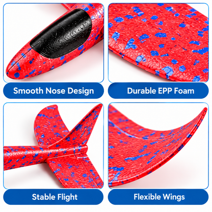 2-Piece Foam Glider Airplane Set