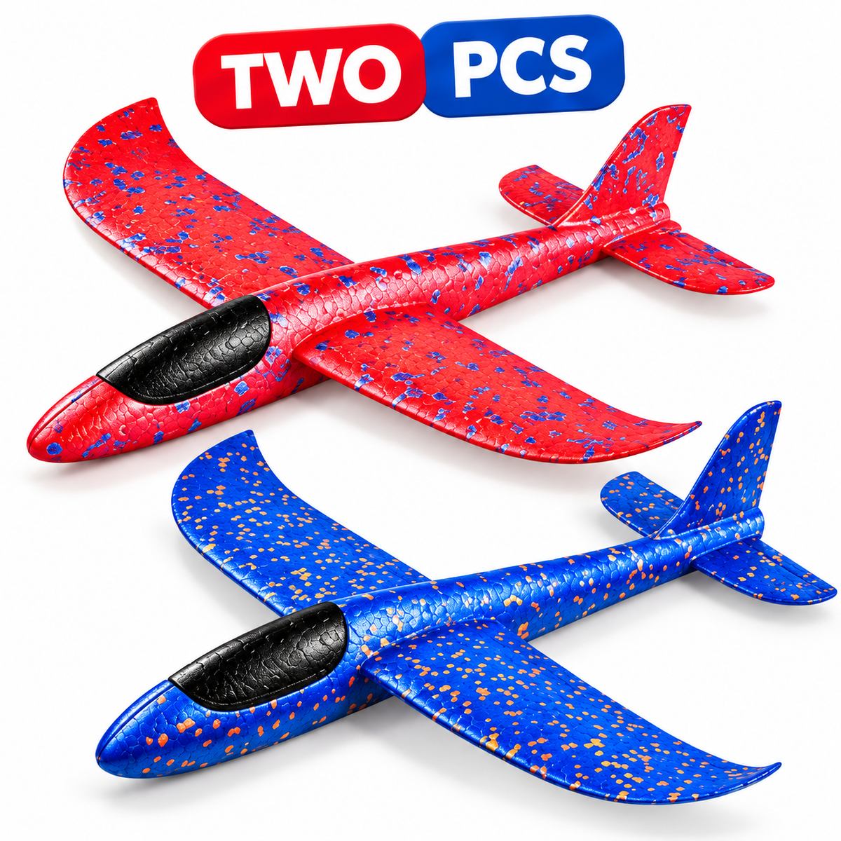 2-Piece Foam Glider Airplane Set