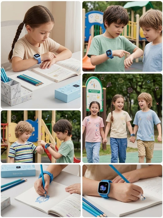 Children's smart watch bk01 pink/blue