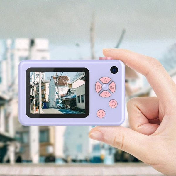 my cam children kids camera 8k purple