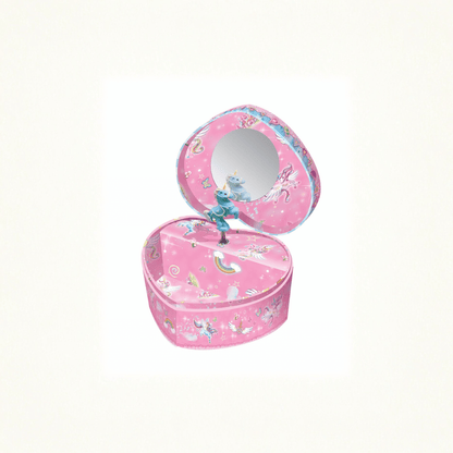 PW HEART SHAPE MUSIC JEWELRY BOX