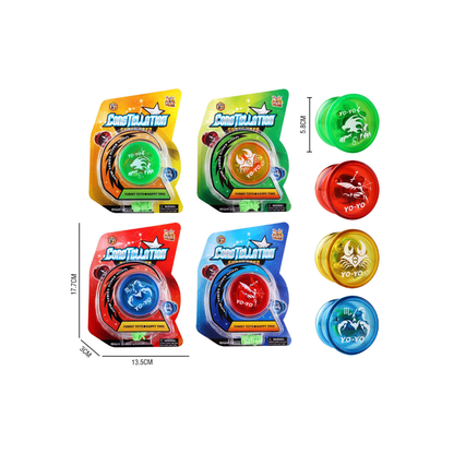 SAM TOYS YOYO WITH DOUBLE FLASHING LIGHT 5.8CM